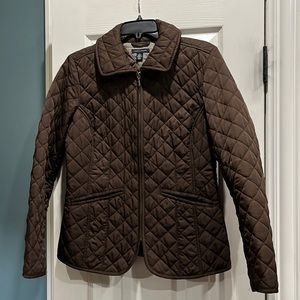 Tommy Hilfiger brown jacket, size M, perfect condition.